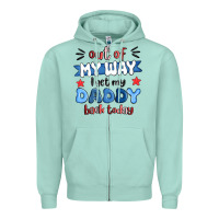 Seafoam out of my wat ı get my daddy back today Zipper Hoodie - MaliasSmallBusiness
