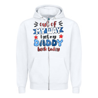 White out of my wat ı get my daddy back today Zipper Hoodie - MaliasSmallBusiness