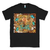 Black faith cross Classic Tee - BarkalooDesign