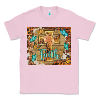 Bubblegum Pink faith cross Classic Tee - BarkalooDesign