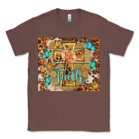 Chestnut faith cross Classic Tee - BarkalooDesign