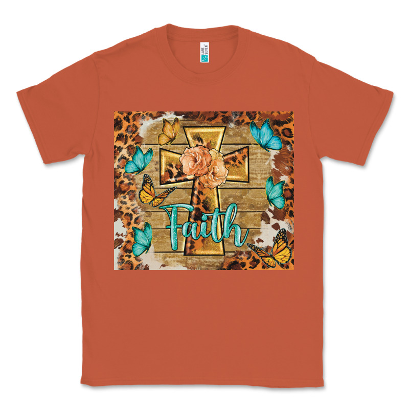 Faith Cross Classic Tee by BarkalooDesign | Teevron