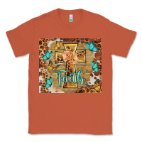 Copper faith cross Classic Tee - BarkalooDesign