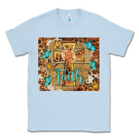 Dusty Blue faith cross Classic Tee - BarkalooDesign