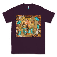 Plum faith cross Classic Tee - BarkalooDesign