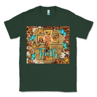 Sports Green faith cross Classic Tee - BarkalooDesign