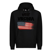 Black WEST VIRGINIA Premium Hoodie - Bettercallsaul