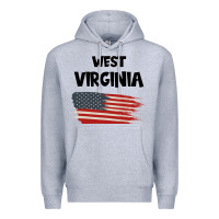Heather Grey WEST VIRGINIA Premium Hoodie - Bettercallsaul