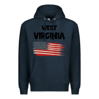 Navy WEST VIRGINIA Premium Hoodie - Bettercallsaul