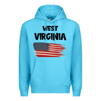 Ocean Blue WEST VIRGINIA Premium Hoodie - Bettercallsaul