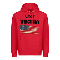 Red WEST VIRGINIA Premium Hoodie - Bettercallsaul