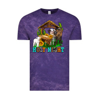 Cloud Purple holy nıght cows and sunflowers Vintage Tee - AdoDesignShop