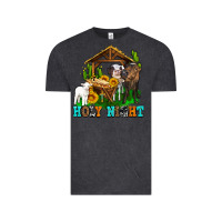 Vintage Black holy nıght cows and sunflowers Vintage Tee - AdoDesignShop