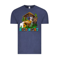 Vintage Denim holy nıght cows and sunflowers Vintage Tee - AdoDesignShop