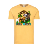 Vintage Mustard holy nıght cows and sunflowers Vintage Tee - AdoDesignShop