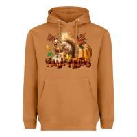 Meerkat Fall Vibes Squirrel Heavyweight Hoodie - LillyAllenDesigns