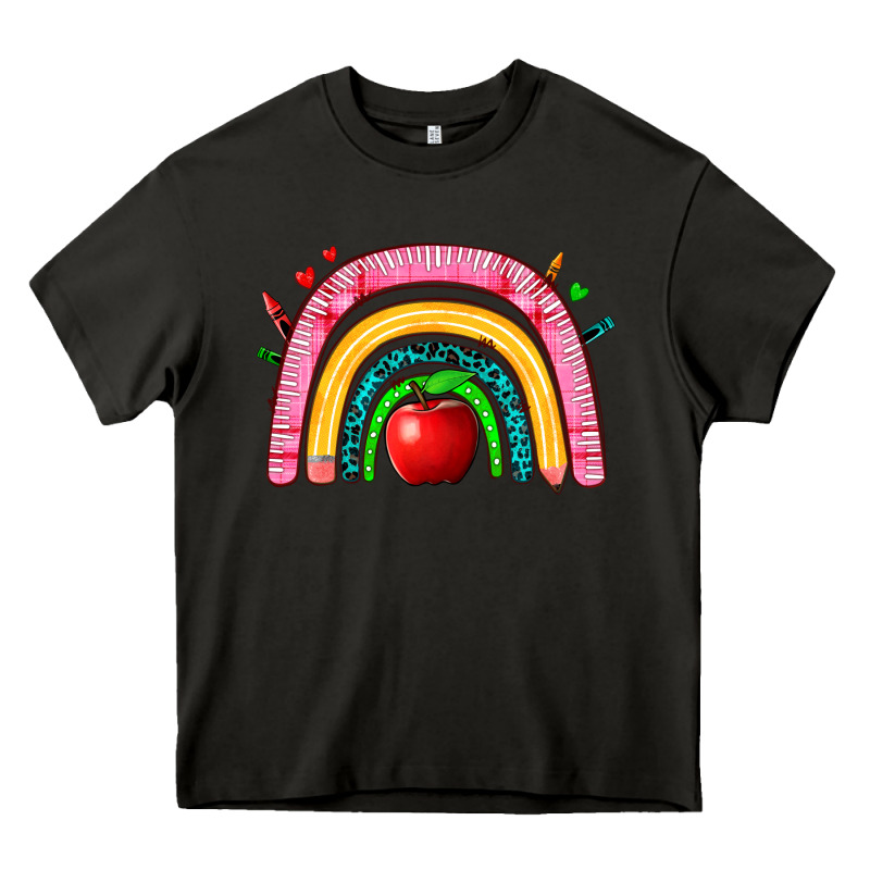 School Rainbow Heavy Core Tee by Zillion Design Studio | Teevron