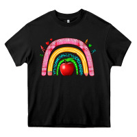 Black school rainbow Heavy Core Tee - Zillion Design Studio