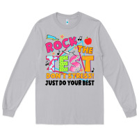 Moon Dust rock the test don't stress! just do your best Long Sleeve Tee - JahusDesignShop