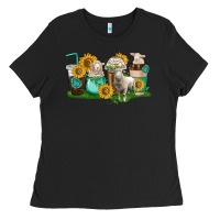 Black Sheep coffee cups Ladies Tee - texasbilliewilder