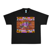 Black mama bear sunflowers purple Urban Heavy Tee - Jasminsmagicworld