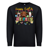 Black happy easter heifers Premium Sweatshirt - Artiststas