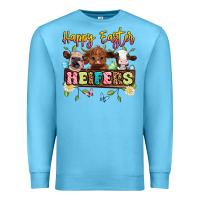 Ocean Blue happy easter heifers Premium Sweatshirt - Artiststas