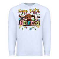 White happy easter heifers Premium Sweatshirt - Artiststas