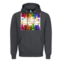 Smoke custom teacher name crayons Zipper Hoodie - NancyCooperArtShop