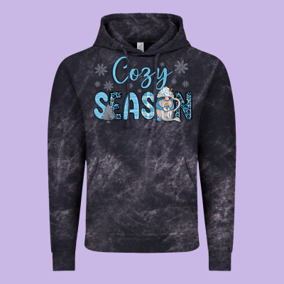 Cozy Season Gnome Coffee Vintage Hoodie Designed By Jahusdesignshop