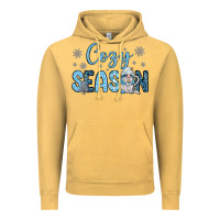 Vintage Mustard cozy season gnome coffee Vintage Hoodie - JahusDesignShop