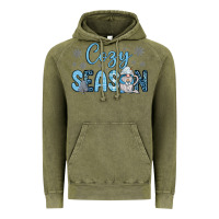 Vintage Olive cozy season gnome coffee Vintage Hoodie - JahusDesignShop
