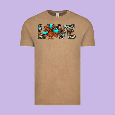Love Turkey Vintage Tee Designed By Jahusdesignshop