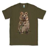 Army Green Quokka Classic Tee - LillyAllenDesigns