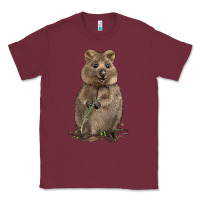 Burgundy Quokka Classic Tee - LillyAllenDesigns