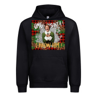 Black omg santa i know him elf Urban Hoodie - CowGirlArtShop