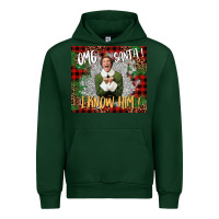 Forest Green omg santa i know him elf Urban Hoodie - CowGirlArtShop