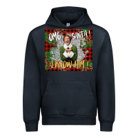 Navy omg santa i know him elf Urban Hoodie - CowGirlArtShop