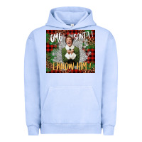 Pigment Grape Ice omg santa i know him elf Urban Hoodie - CowGirlArtShop