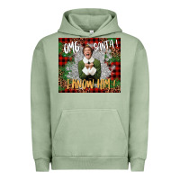 Pigment Oil Green omg santa i know him elf Urban Hoodie - CowGirlArtShop