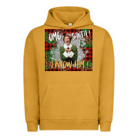 Pigment Peanut Butter omg santa i know him elf Urban Hoodie - CowGirlArtShop