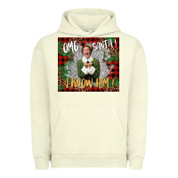 Pigment Pistachio omg santa i know him elf Urban Hoodie - CowGirlArtShop