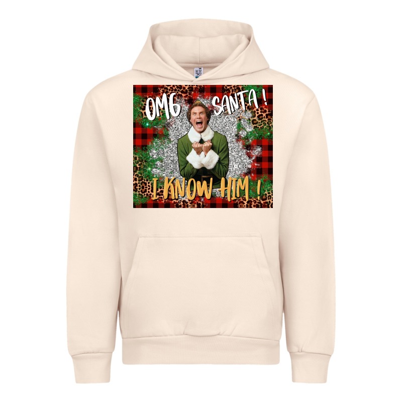 Omg Santa I Know Him Elf Urban Hoodie by CowGirlArtShop | Teevron