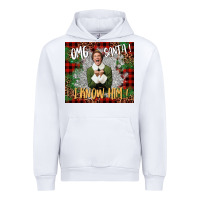 White omg santa i know him elf Urban Hoodie - CowGirlArtShop