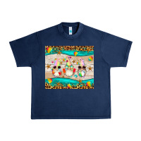 Navy summer gnomes Urban Heavy Tee - Artiststas