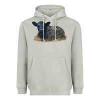 Moon Dust Black Angus Calf Illustrations Heavyweight Hoodie - LillyAllenDesigns