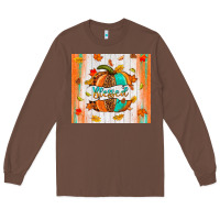 Chestnut blessed pumpkin Long Sleeve Tee - NancyCooperArtShop