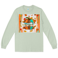 Matcha blessed pumpkin Long Sleeve Tee - NancyCooperArtShop