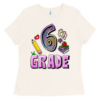 Bone Sixth Grade Ladies Tee - RanaPortraitStore