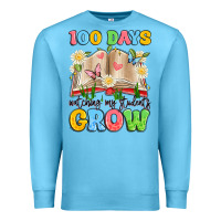 Ocean Blue 100 days watching my students grow Premium Sweatshirt - Artiststas
